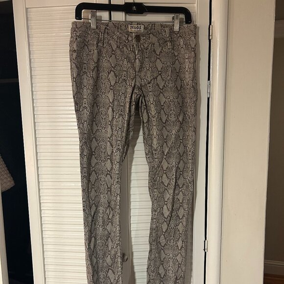 Vintage Mudd Snakeskin Print Pants - Picture 2 of 3